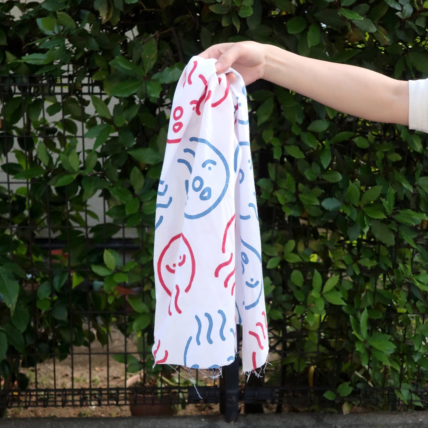 おふろくんおふろちゃんてぬぐい