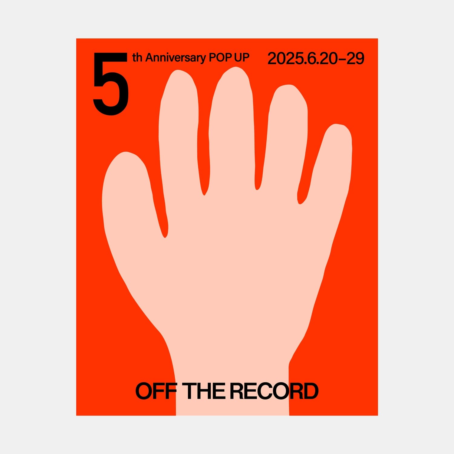 OFF THE RECORD 5th Anniversary 